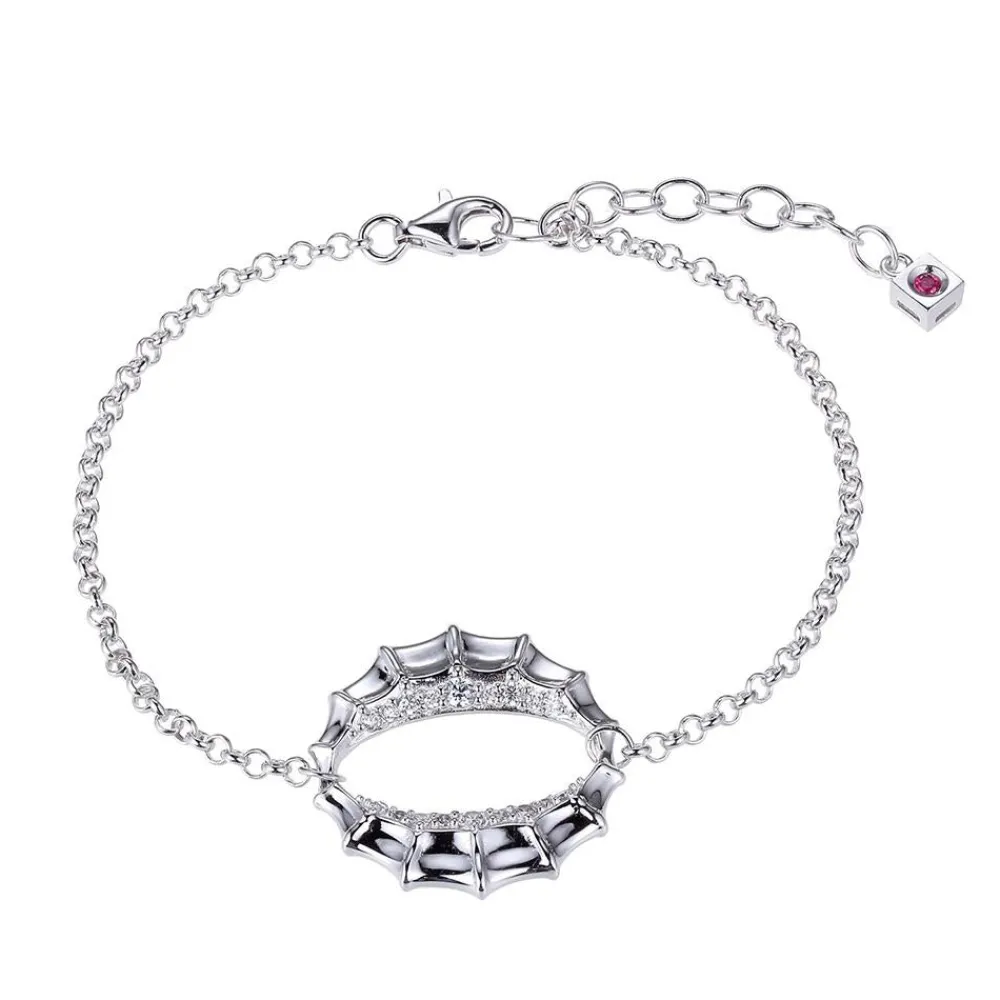 Elle Jewelry Paris 1901 B0392- Silver With Cz Bracelets | Bracelets