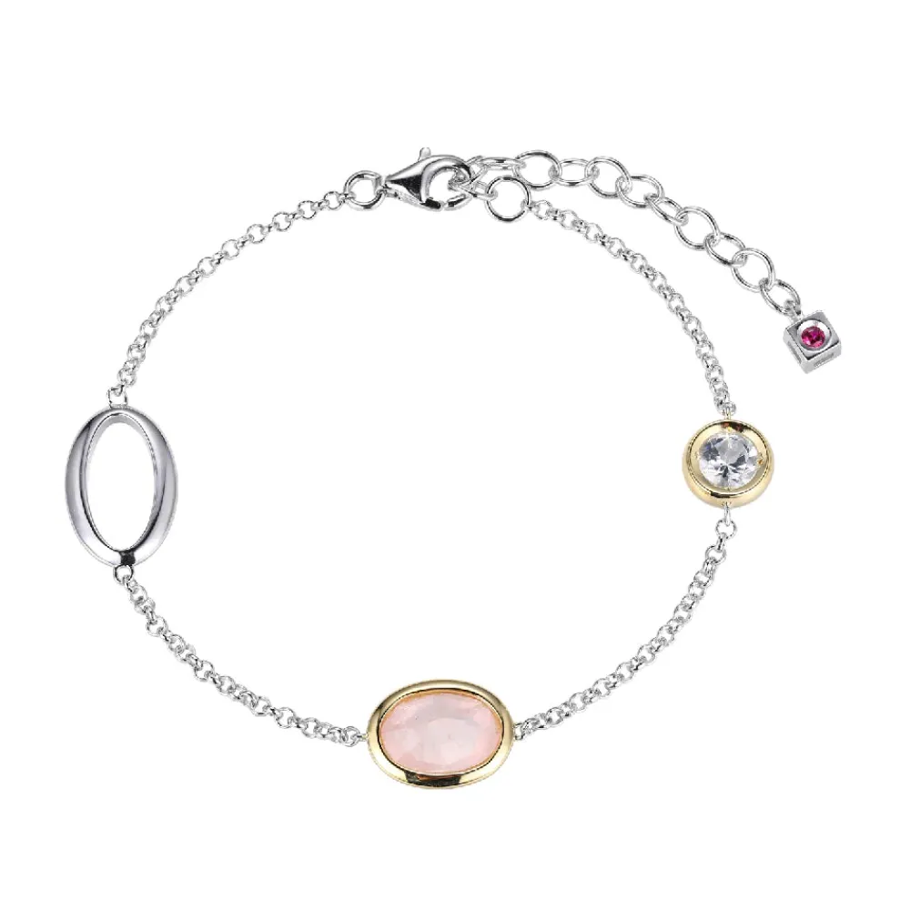 Elle Jewelry Paris 1901 B10322- Silver No Stone Bracelet | Stone Bracelet