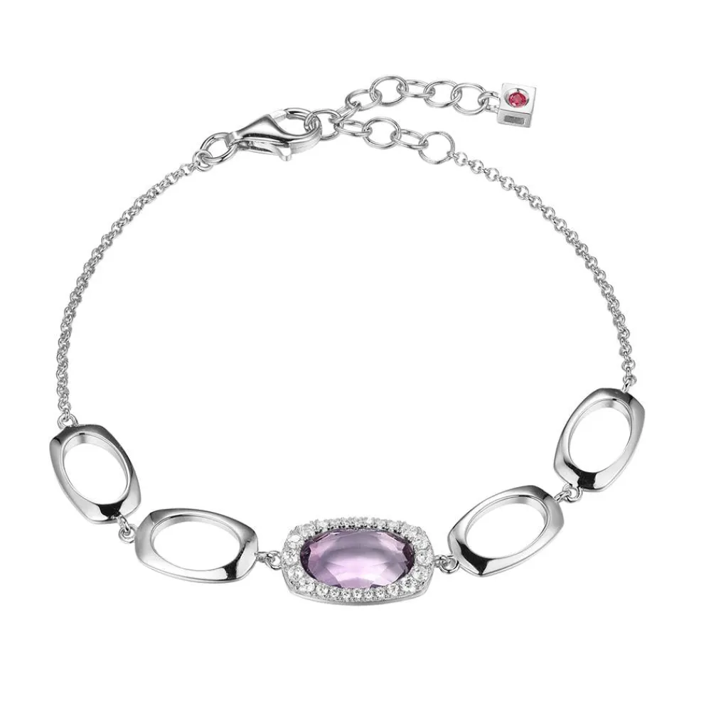 Elle Jewelry Paris 1901 B10215WAM- Stone Bracelet | Silver With Cz Bracelets