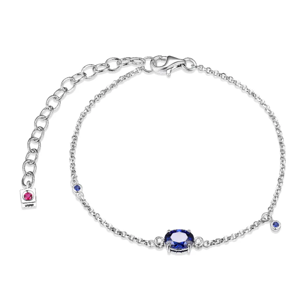 Elle Jewelry Paris 1901 B10228WDS- Stone Bracelet | Silver No Stone Bracelet