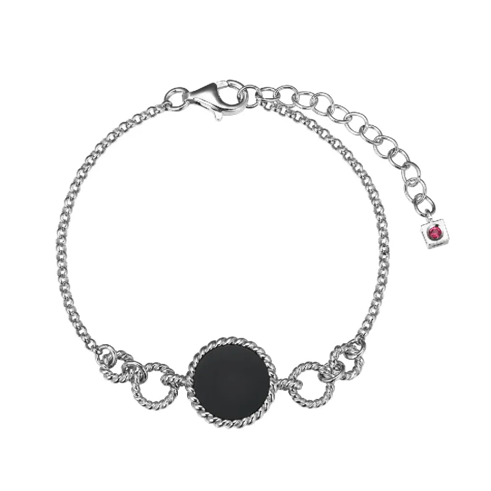 Elle Jewelry Paris 1901 B10274WG- Stone Bracelet | Silver No Stone Bracelet