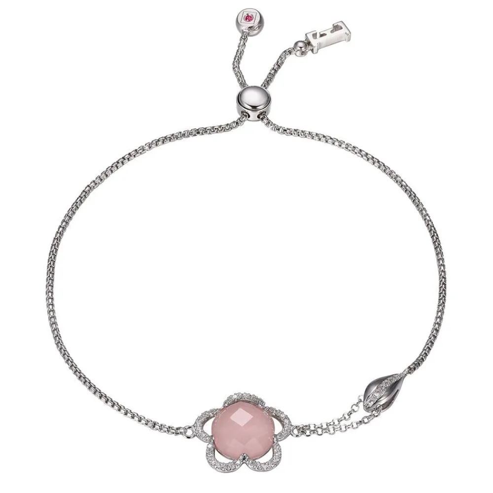 Elle Jewelry Paris 1901 B10116WRQ- Stone Bracelet | Silver With Cz Bracelets