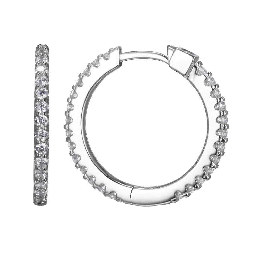 Elle Jewelry Paris 1901 E10305- Earrings | Silver With Cz Earrings