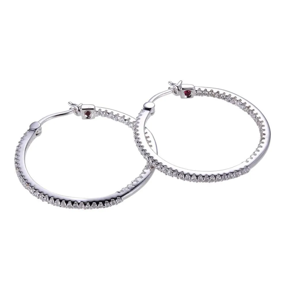 Elle Jewelry Paris 1901 E0825- Silver With Cz Earrings | Earrings