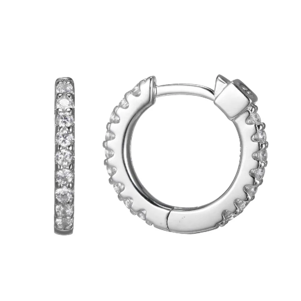 Elle Jewelry Paris 1901 E10301- Silver With Cz Earrings | Earrings