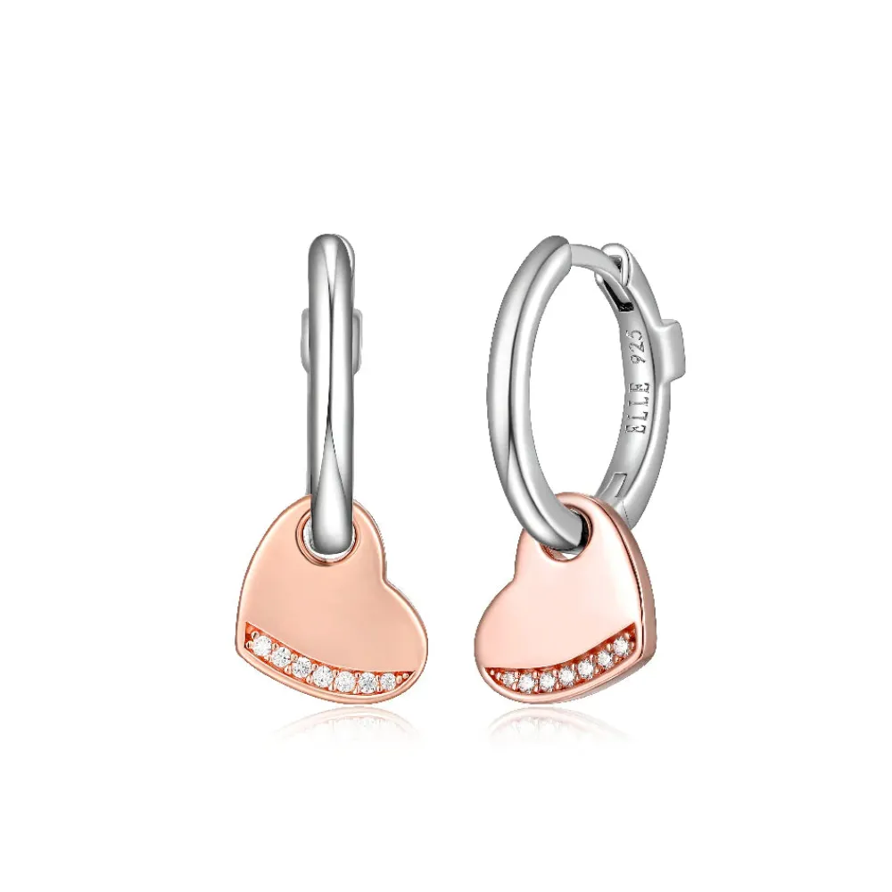 Elle Jewelry Paris 1901 E10329- Silver With Cz Earrings | Earrings