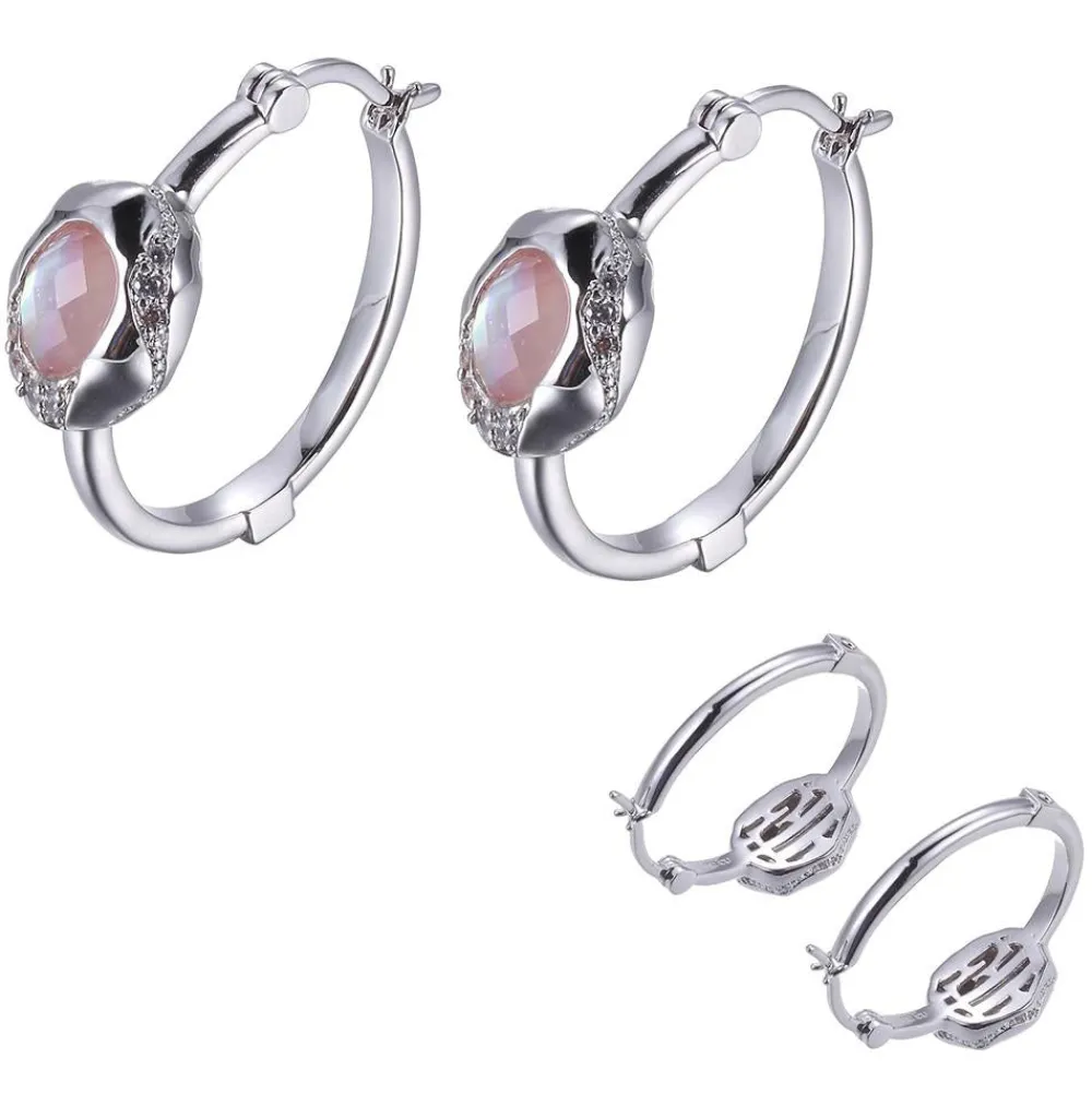 Elle Jewelry Paris 1901 E0913- Silver With Cz Earrings | Earrings