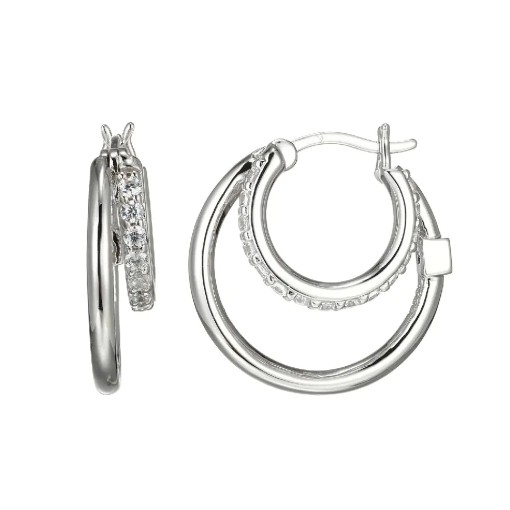 Elle Jewelry Paris 1901 E10341- Silver No Stone Earrings | Earrings