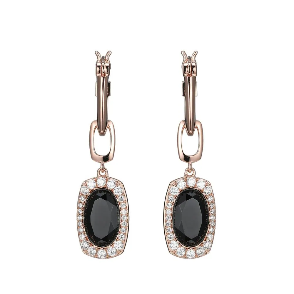 Elle Jewelry Paris 1901 E10215RBX- Stone Earring | Silver With Cz Earrings