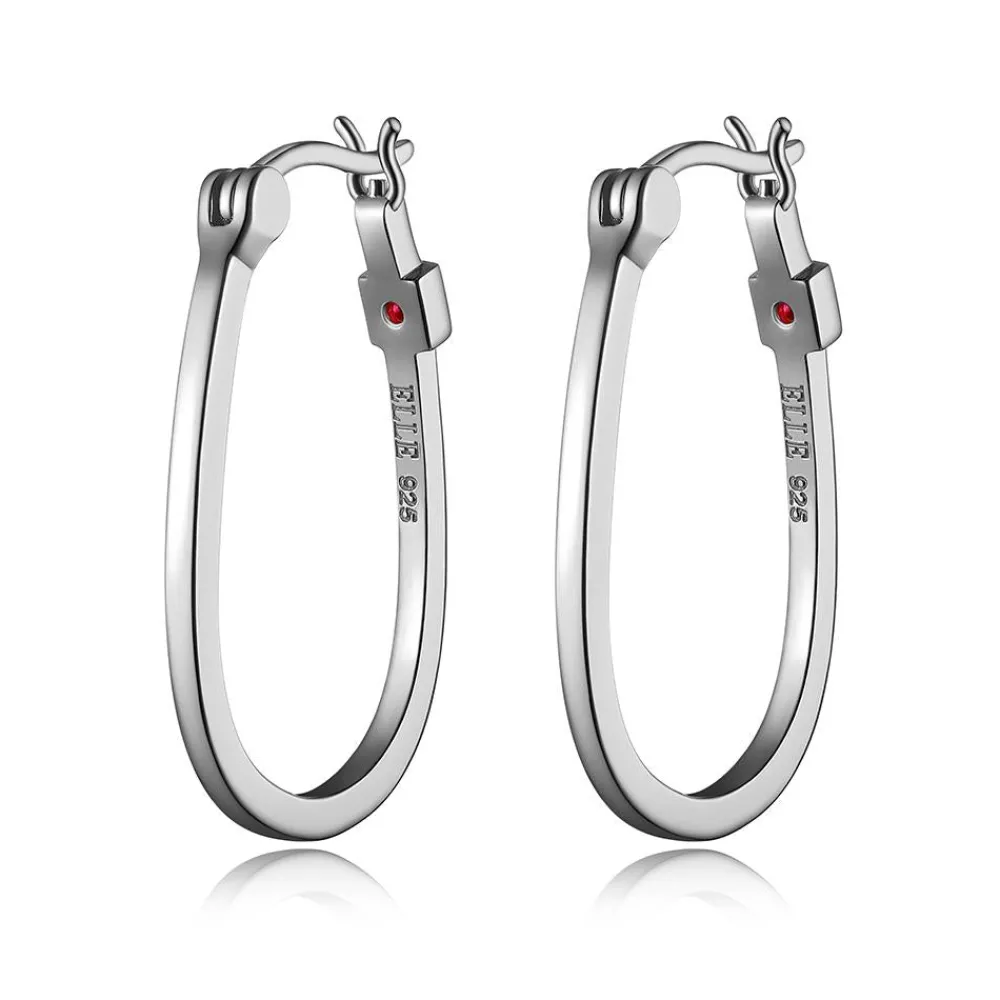 Elle Jewelry Paris 1901 E10075W- Silver No Stone Earrings | Earrings