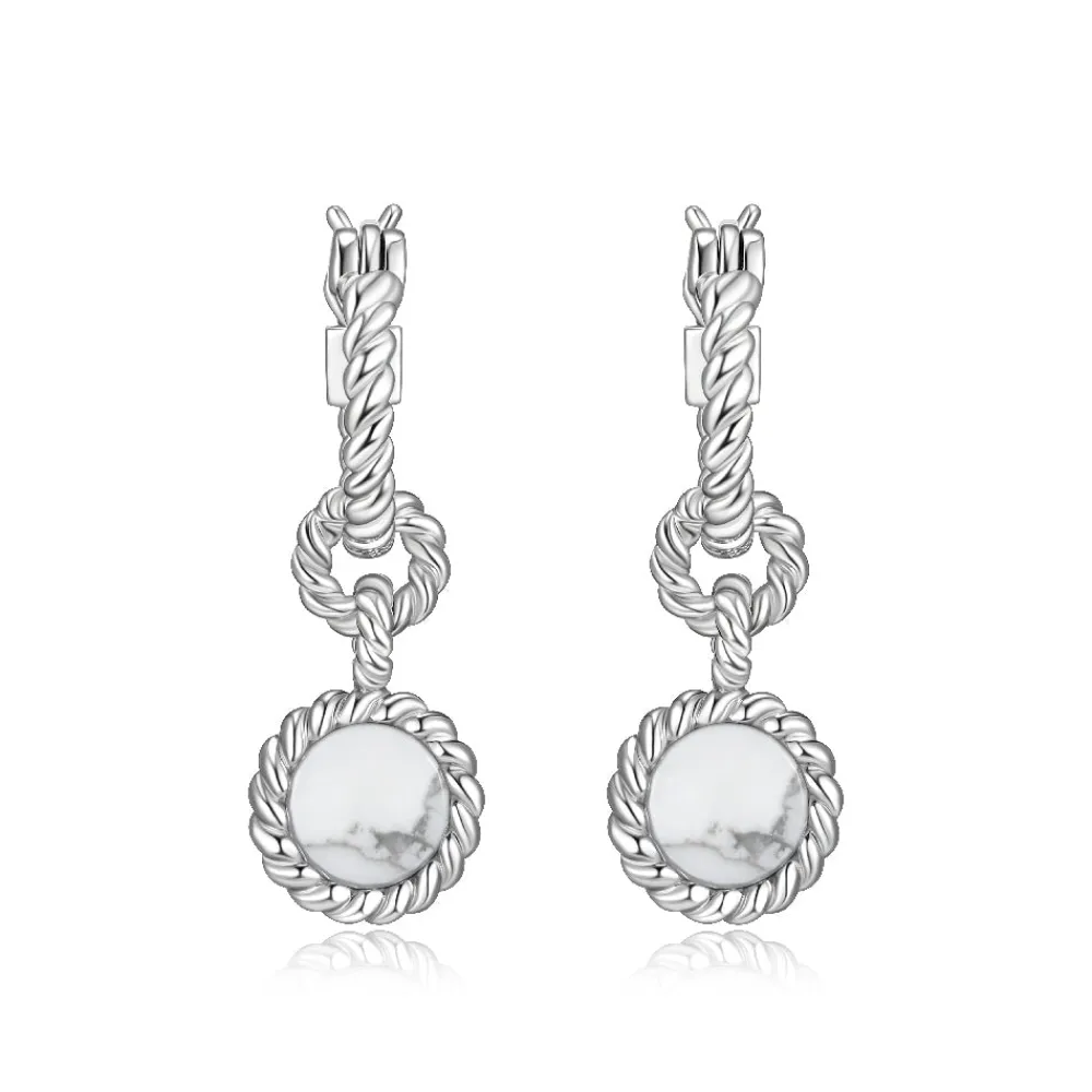 Elle Jewelry Paris 1901 E10274WH- Stone Earring | Earrings