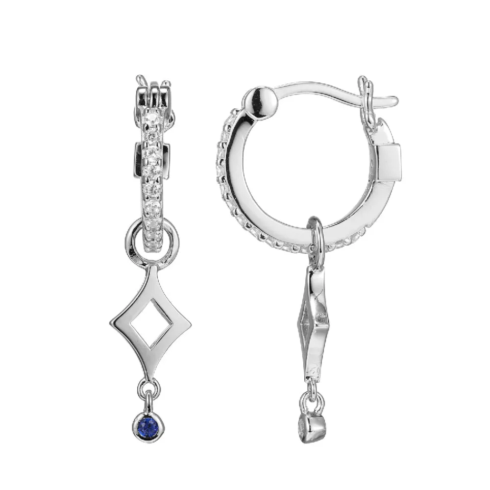 Elle Jewelry Paris 1901 E10246WZ- Earrings | Silver With Cz Earrings