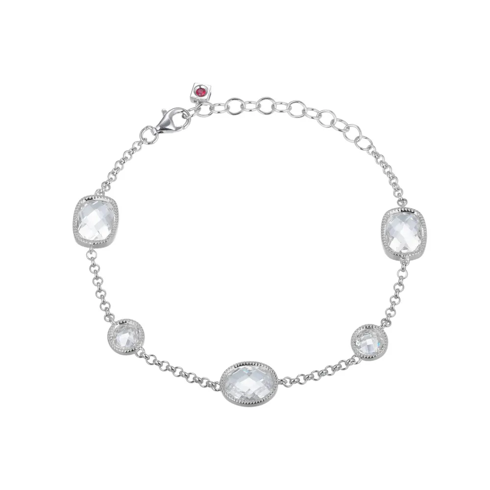 Elle Jewelry Paris 1901 LB0134- Stone Bracelet | Silver With Cz Bracelets