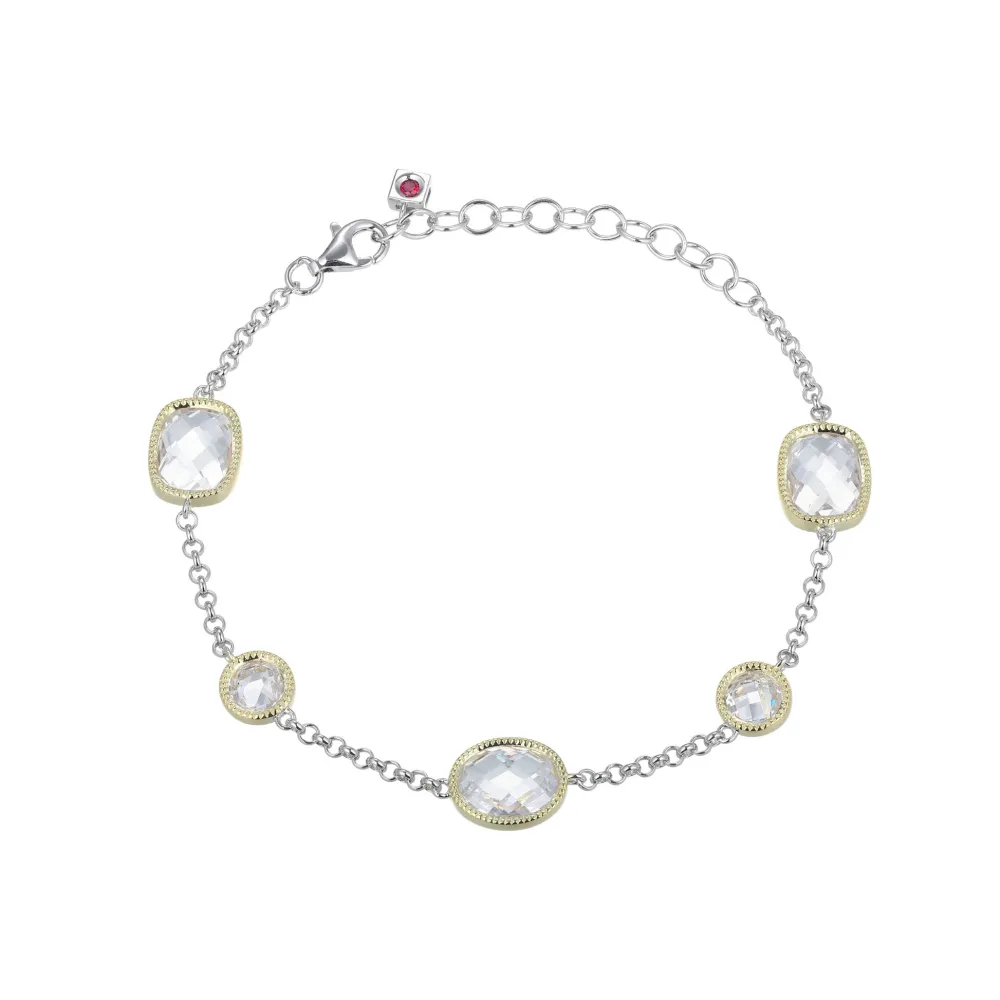 Elle Jewelry Paris 1901 LB0135- Stone Bracelet | Silver With Cz Bracelets