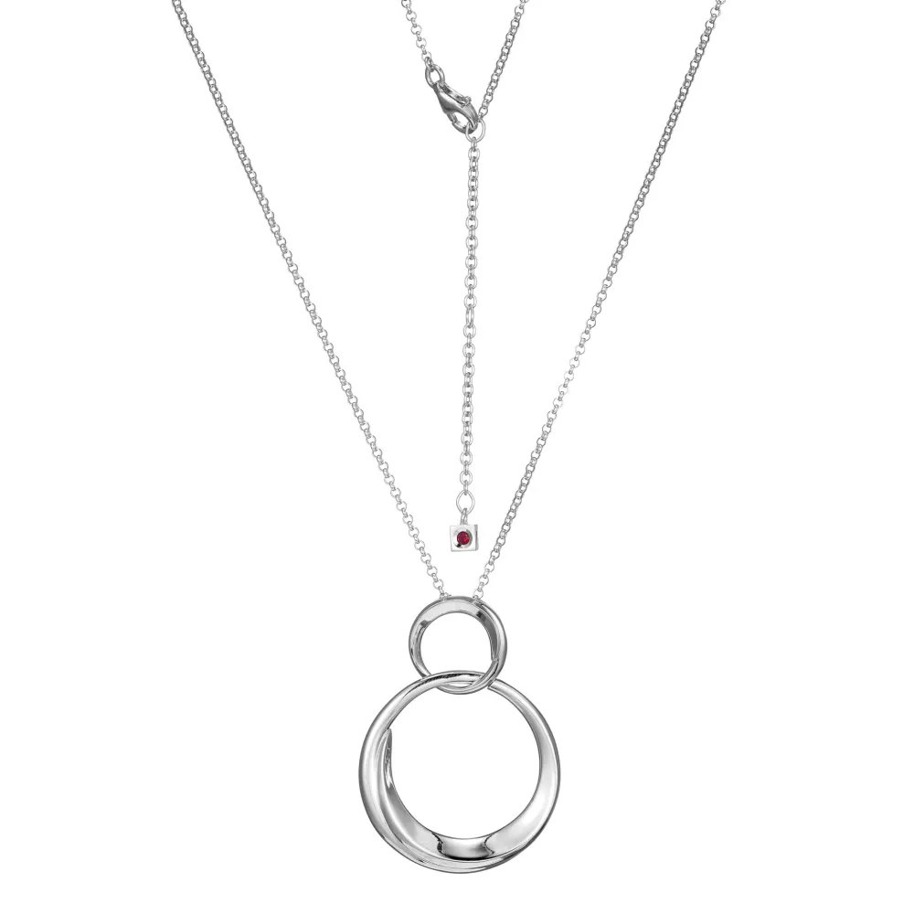 Elle Jewelry Paris 1901 LN0096- Silver No Stone Necklace | Necklaces