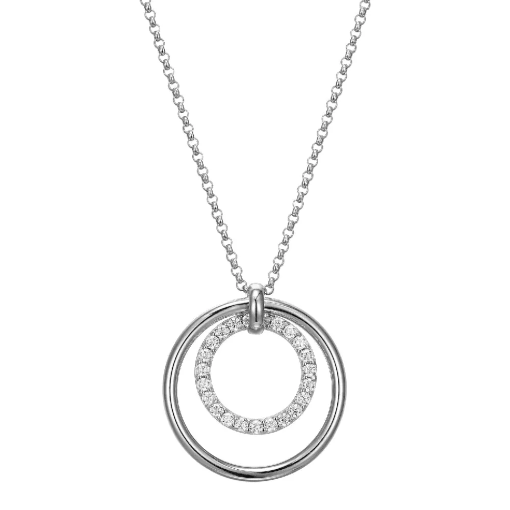 Elle Jewelry Paris 1901 N10341- Silver No Stone Necklace | Necklaces