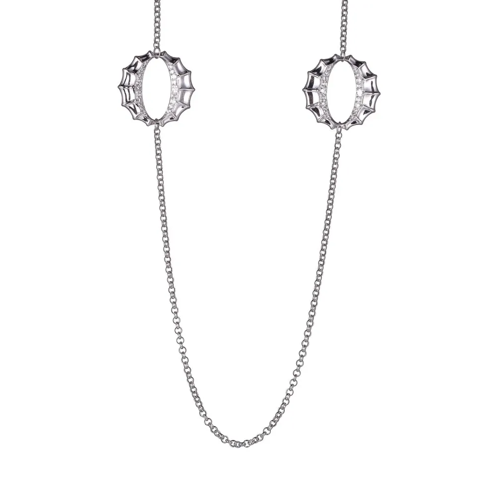 Elle Jewelry Paris 1901 N0908- Silver With Cz Necklaces | Necklaces