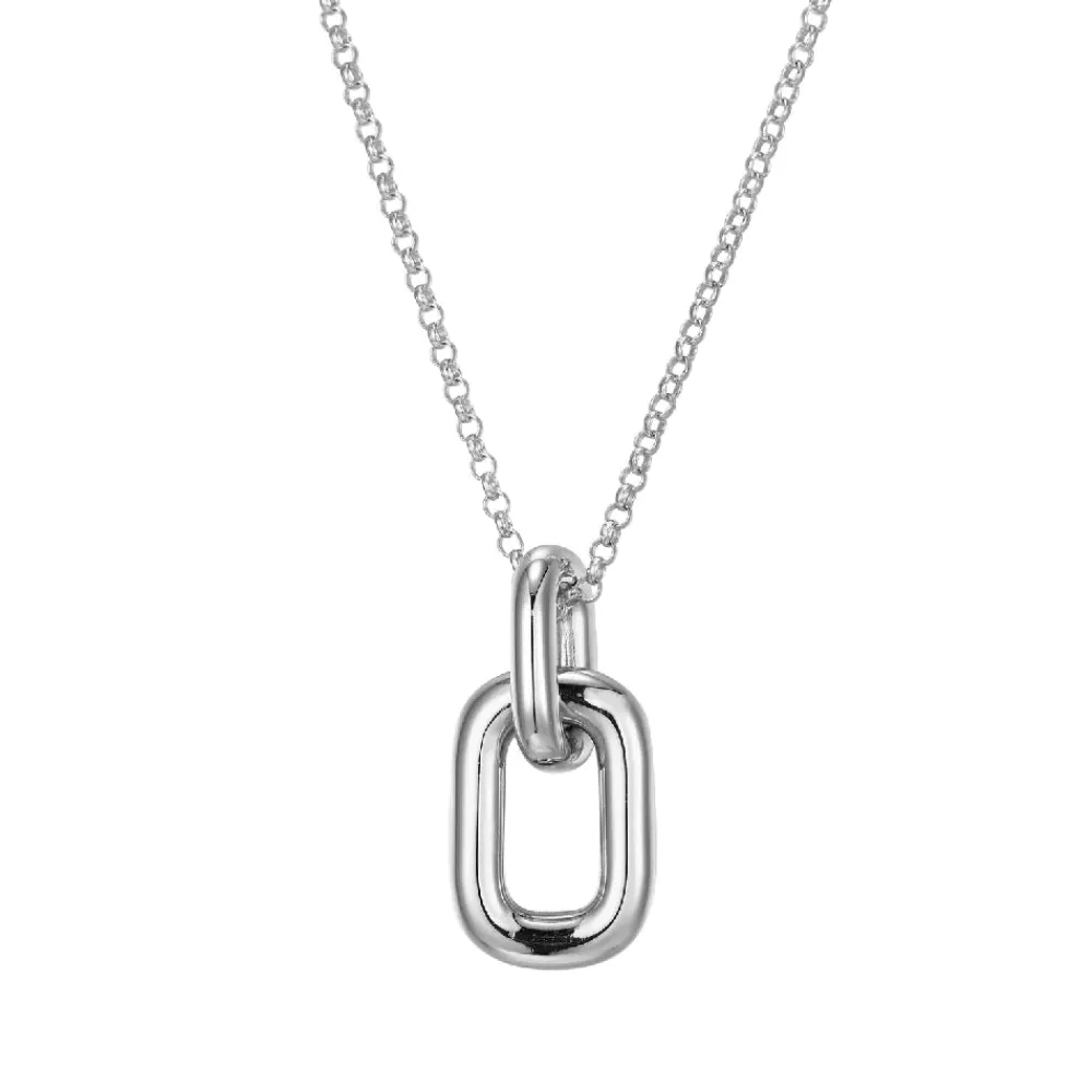 Elle Jewelry Paris 1901 N10334- Silver No Stone Necklace | Necklaces