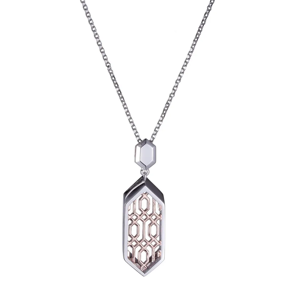 Elle Jewelry Paris 1901 N0877- Silver No Stone Necklace | Necklaces