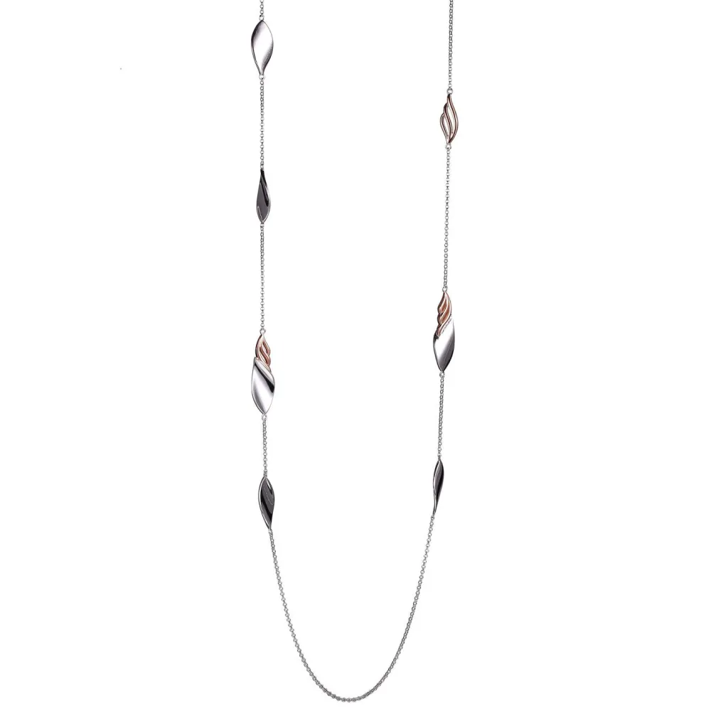 Elle Jewelry Paris 1901 N10001RW36- Silver No Stone Necklace | Necklaces