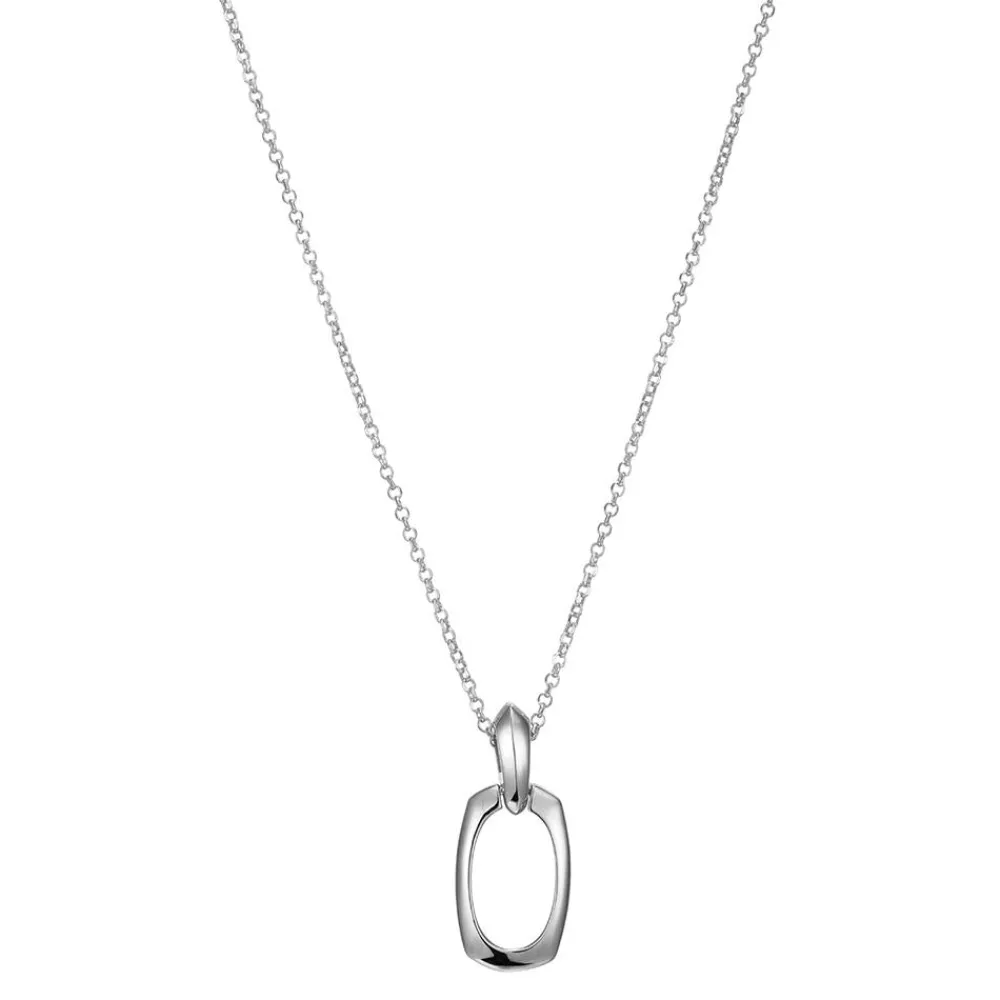 Elle Jewelry Paris 1901 N10215W17- Silver No Stone Necklace | Necklaces