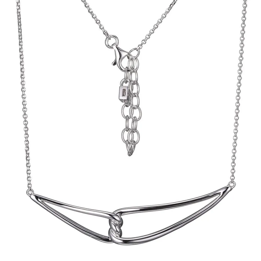 Elle Jewelry Paris 1901 N10110W16- Silver No Stone Necklace | Necklaces