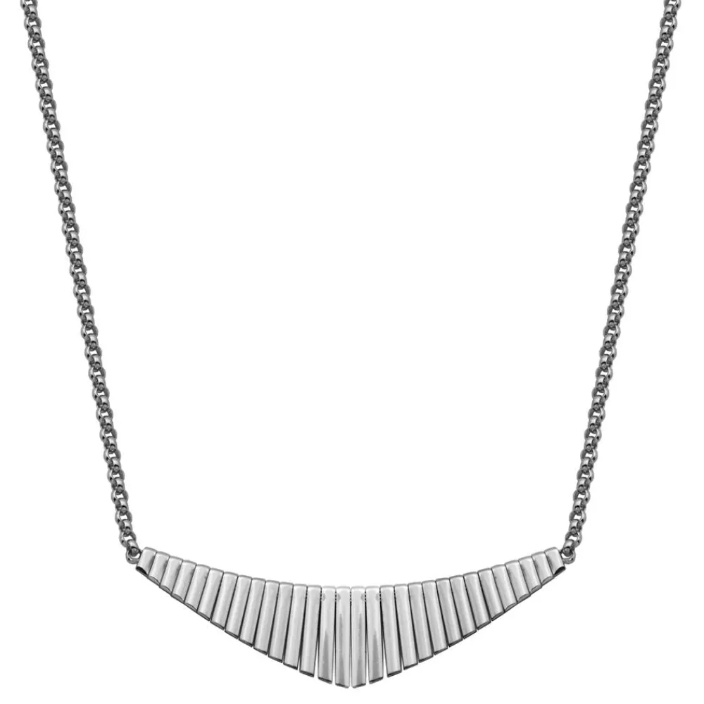 Elle Jewelry Paris 1901 N10007W17- Silver No Stone Necklace | Necklaces