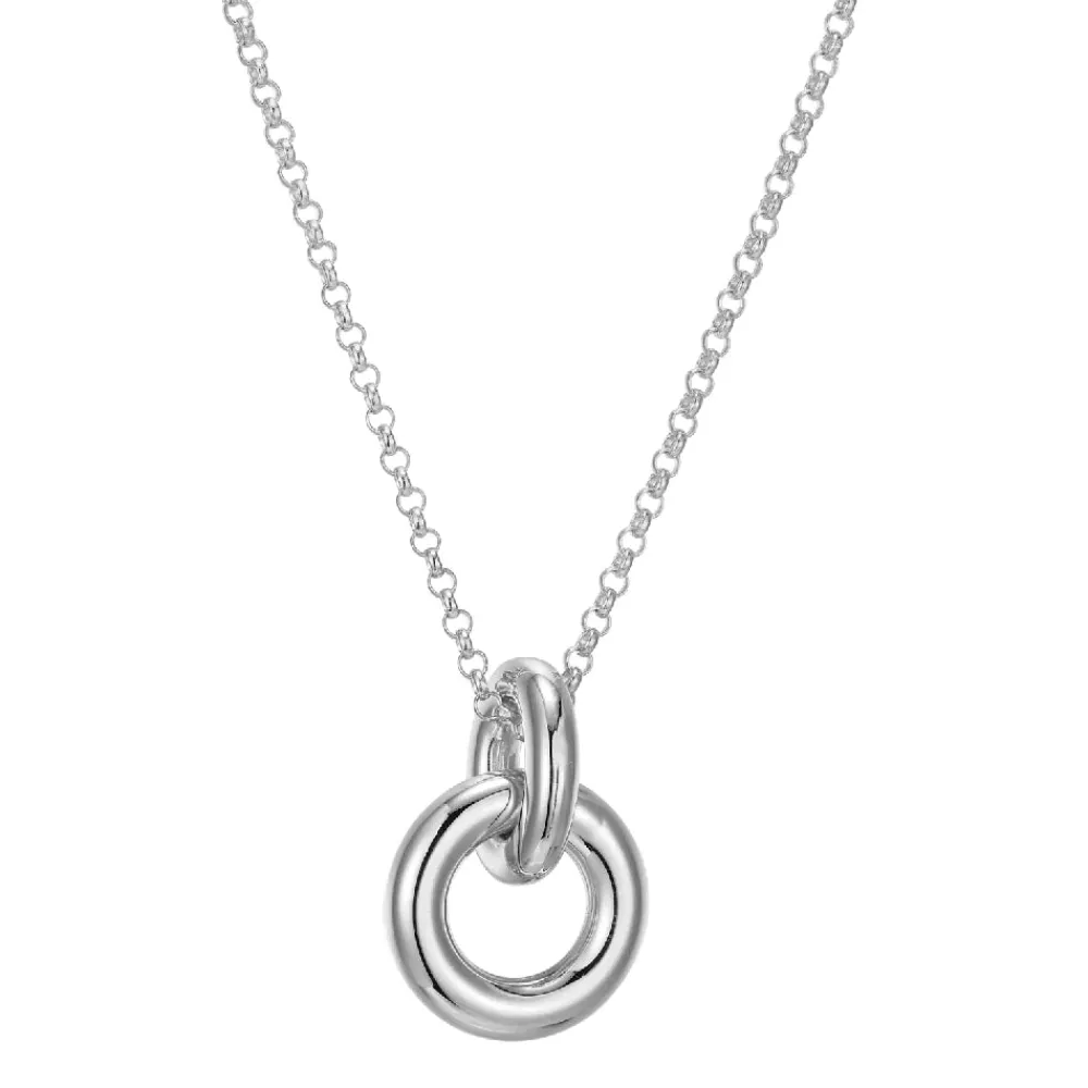 Elle Jewelry Paris 1901 N10332W- Silver No Stone Necklace | Necklaces