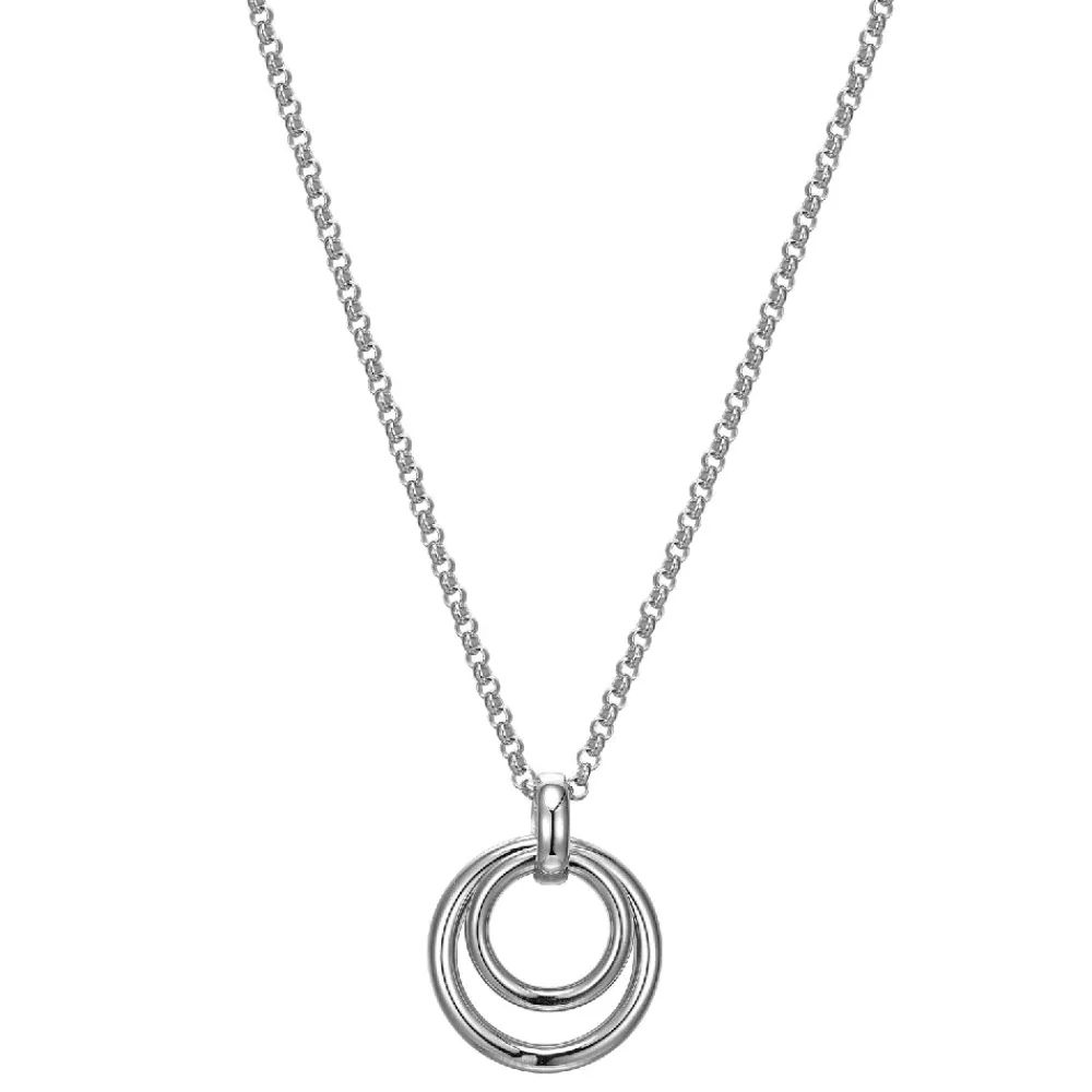 Elle Jewelry Paris 1901 N10339W- Silver No Stone Necklace | Necklaces