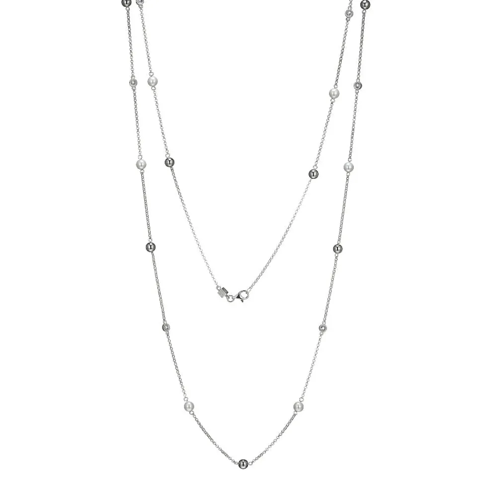 Elle Jewelry Paris 1901 N10244WP36- Stone Necklace | Necklaces