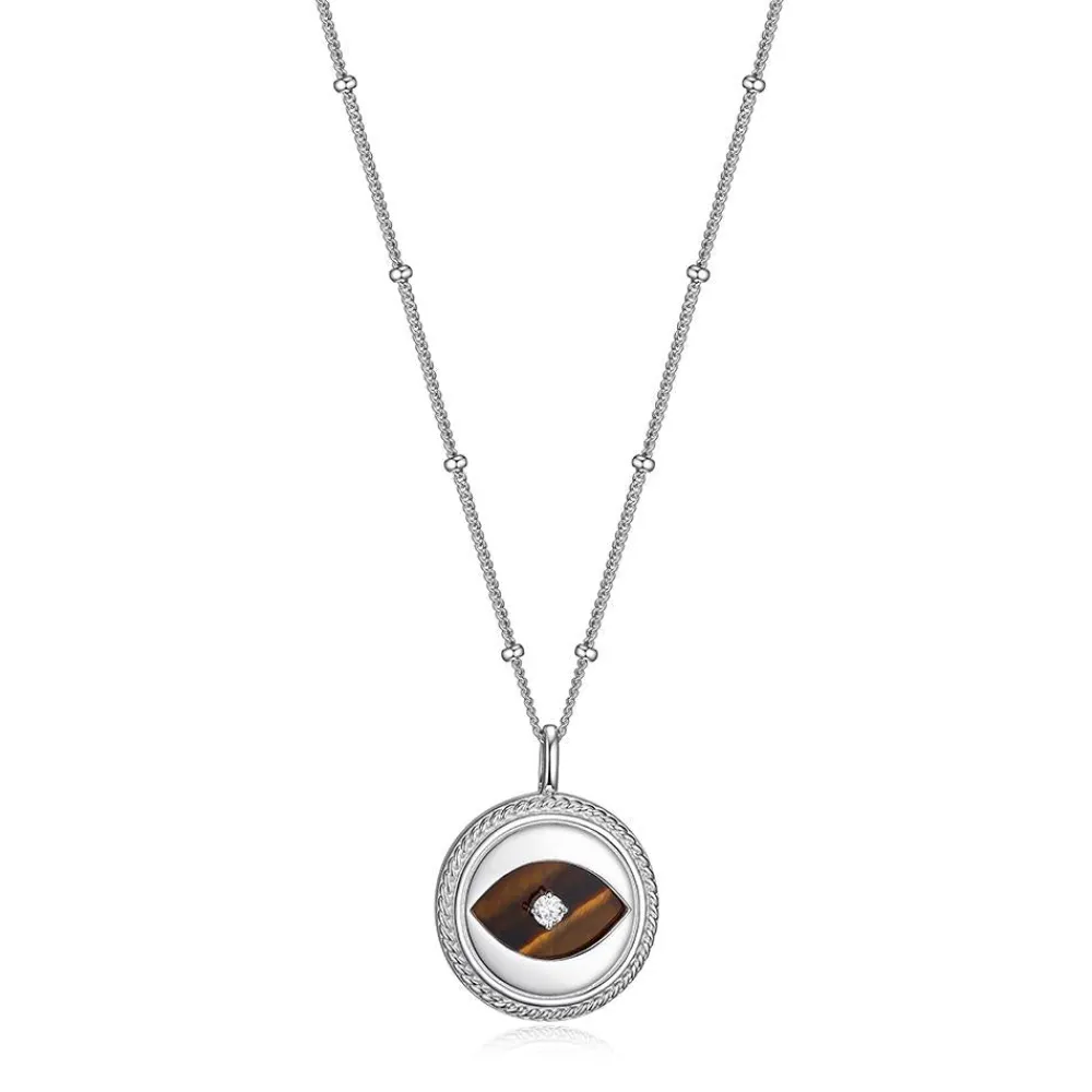 Elle Jewelry Paris 1901 N10219WTE17- Stone Necklace | Necklaces