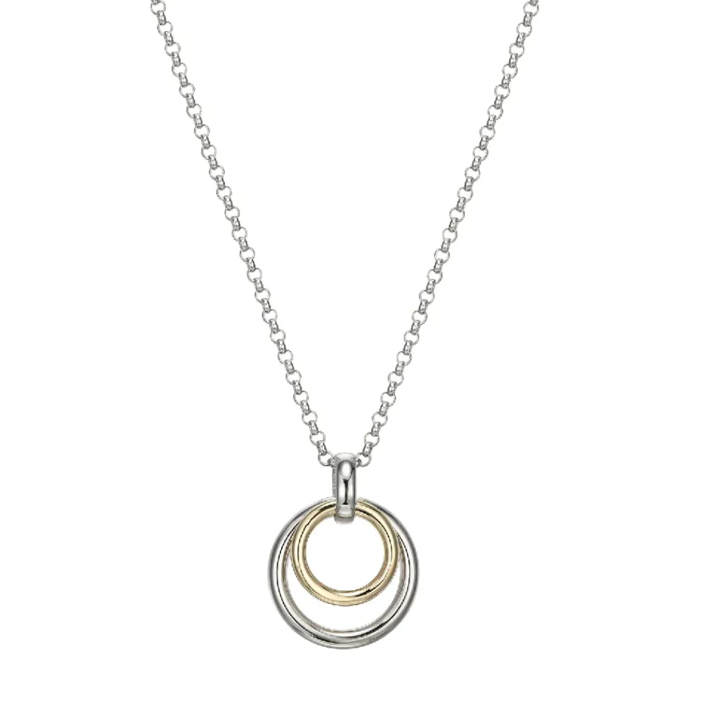 Elle Jewelry Paris 1901 N10339YW- Silver No Stone Necklace | Necklaces