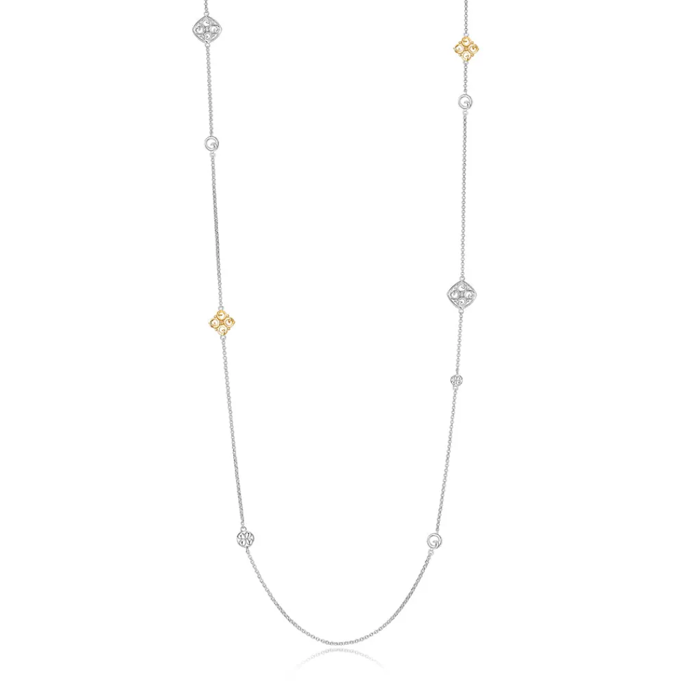 Elle Jewelry Paris 1901 N10214YW36- Silver No Stone Necklace | Necklaces