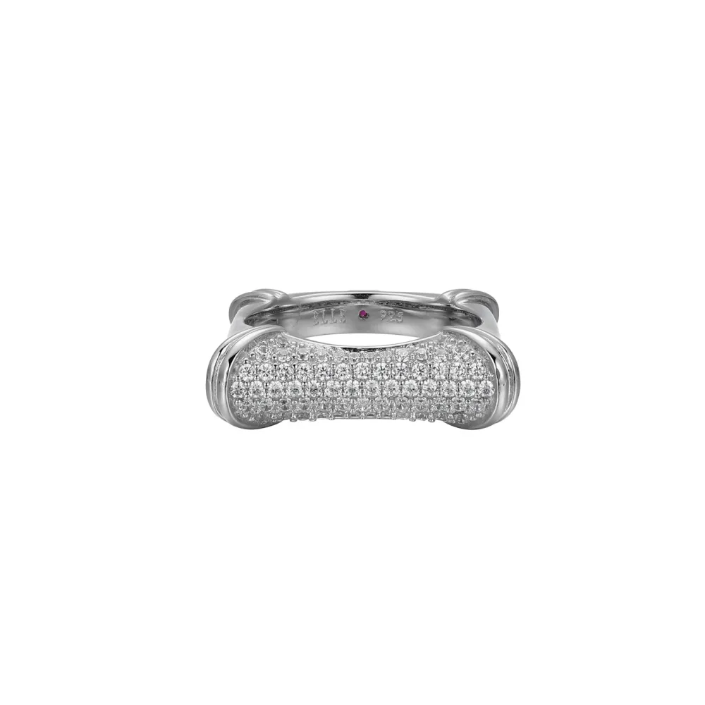 Elle Jewelry Paris 1901 R10361- Silver No Stone Rings