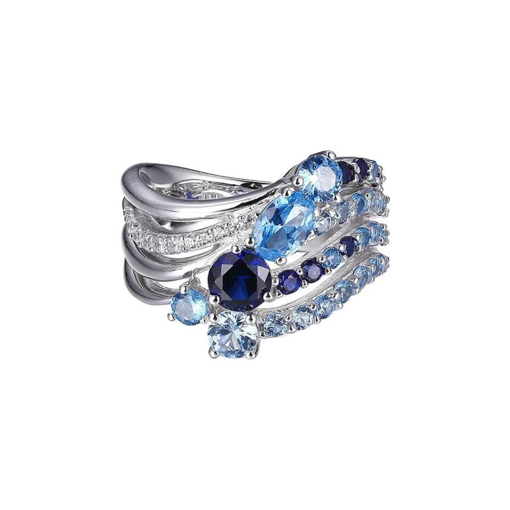 Elle Jewelry Paris 1901 R0429- Stone Ring | Silver No Stone Rings