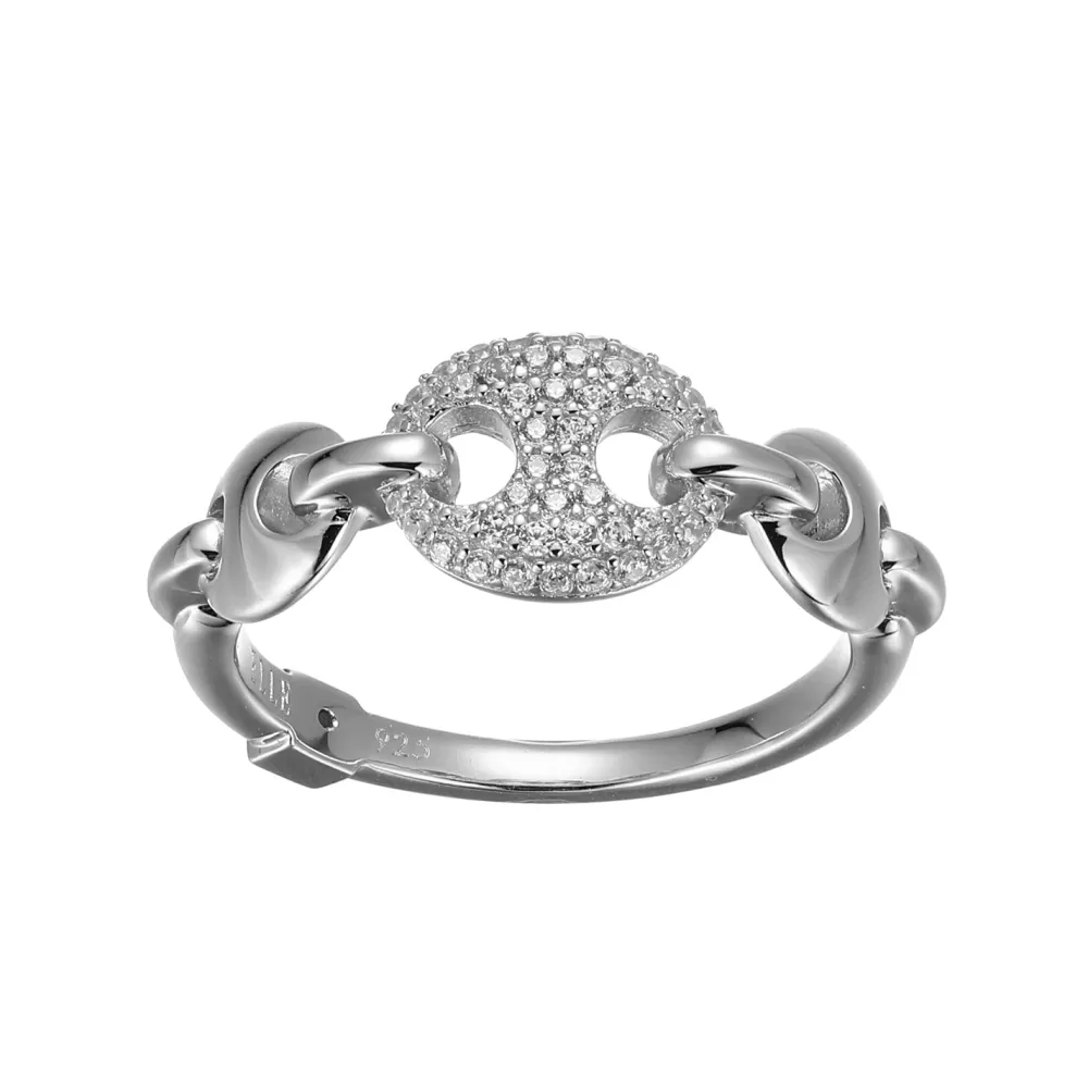 Elle Jewelry Paris 1901 R10349W- Silver No Stone Rings