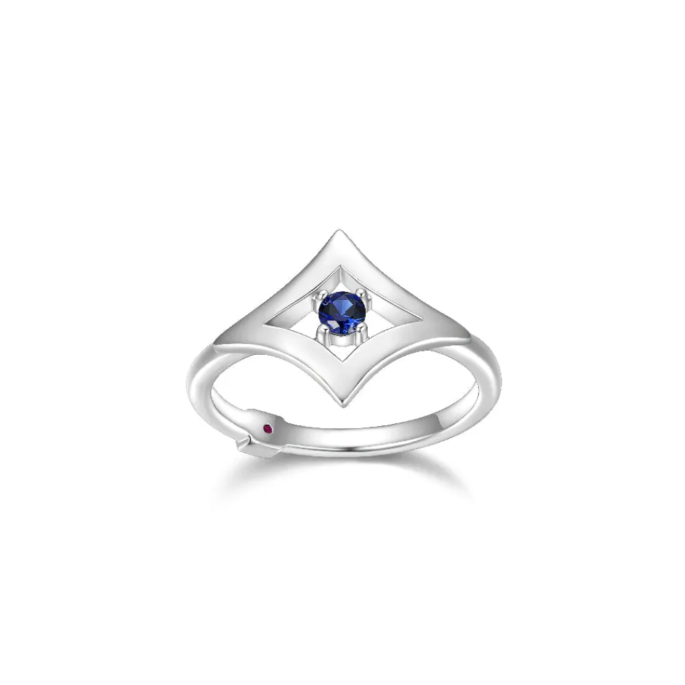 Elle Jewelry Paris 1901 R10264W- Stone Ring | Silver No Stone Rings