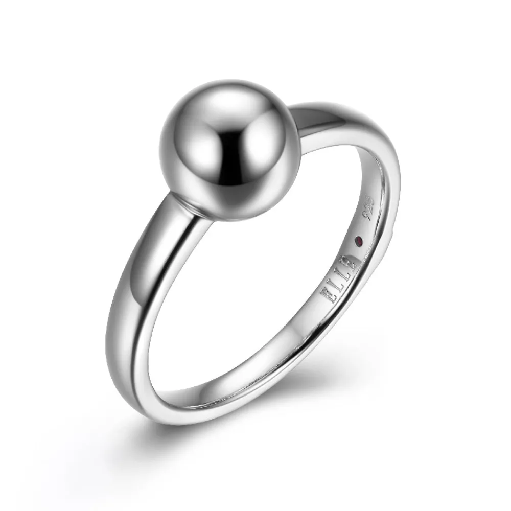 Elle Jewelry Paris 1901 R10253W- Silver No Stone Rings