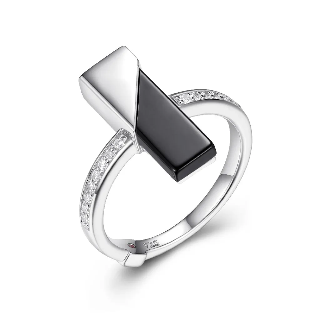 Elle Jewelry Paris 1901 R10226WBX- Stone Ring | Silver No Stone Rings