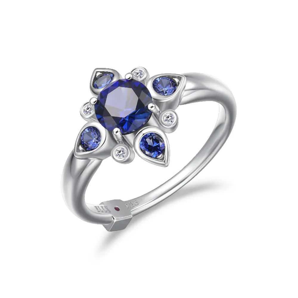 Elle Jewelry Paris 1901 R10229WDS- Stone Ring | Silver No Stone Rings