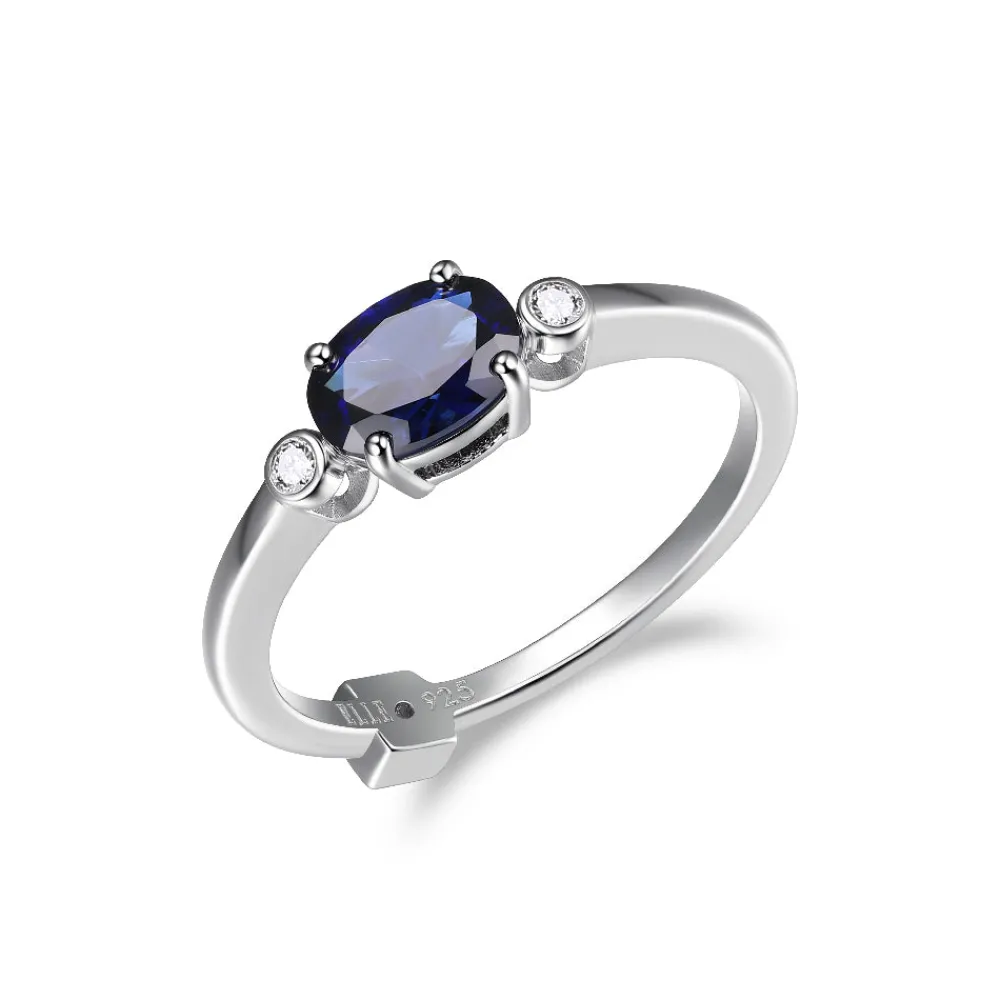 Elle Jewelry Paris 1901 R10227WDS- Stone Ring | Silver No Stone Rings