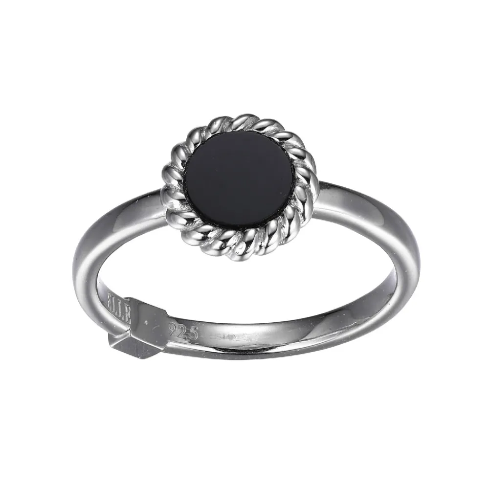 Elle Jewelry Paris 1901 R10273WG- Stone Ring | Silver No Stone Rings