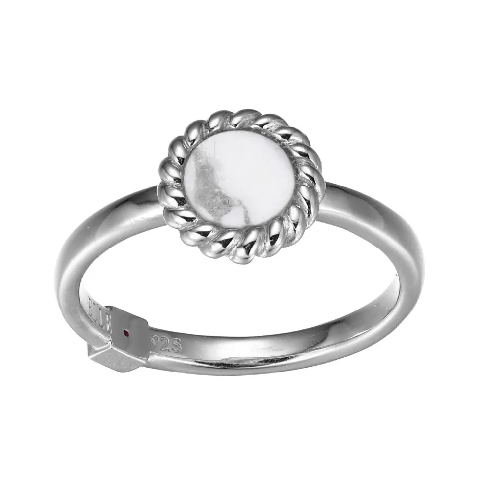 Elle Jewelry Paris 1901 R10273WH- Stone Ring | Silver No Stone Rings